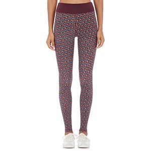 Tory Sport “Garnet Star Bloom” Leggings